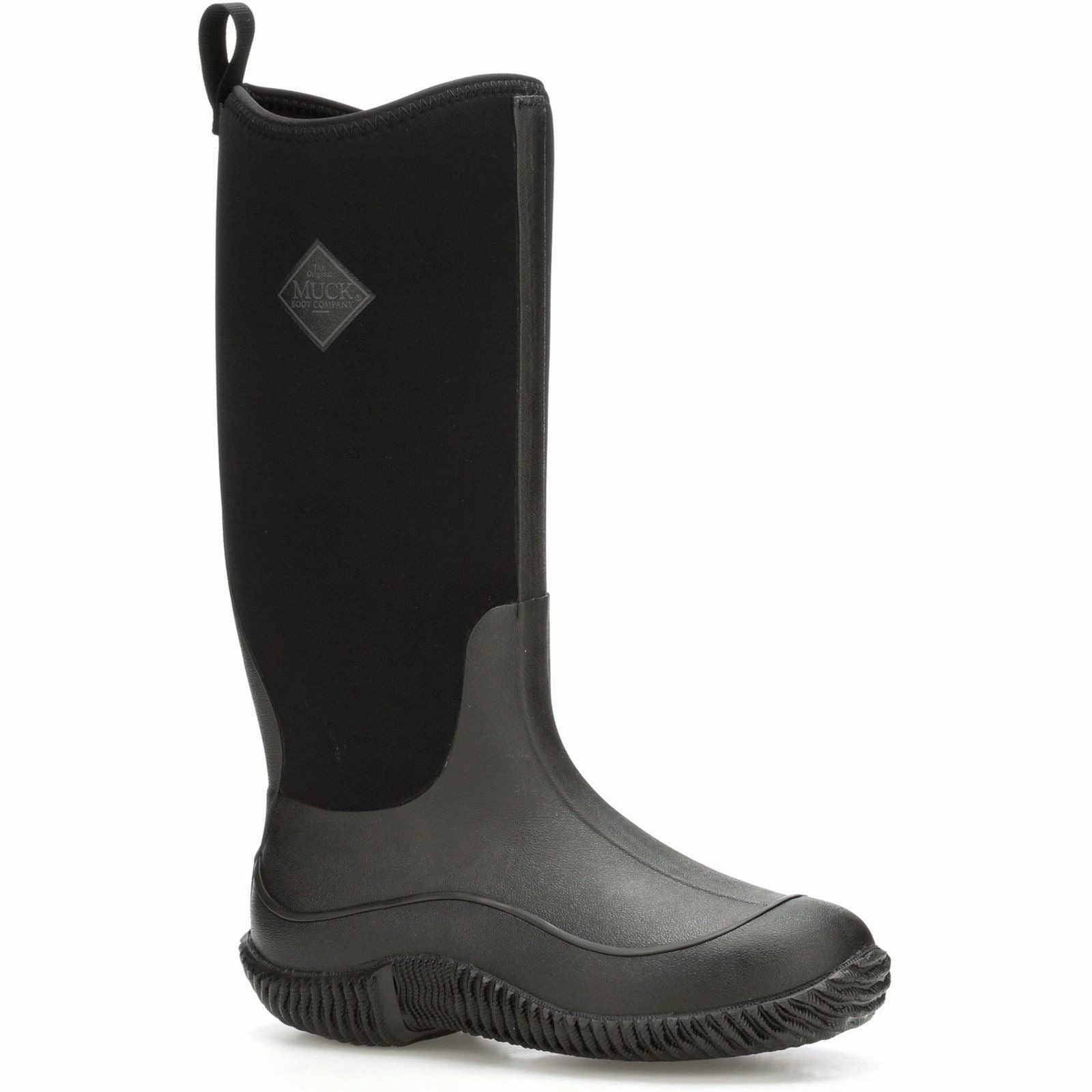Muck Boots Hale Rubber Black Wellington Boots Easy Slip On Cold Walking Protection
