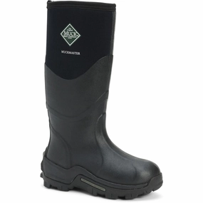 Muck Boots Muckmaster Hi Rubber Black Wellington Boots Heavy Duty Comfort Fit