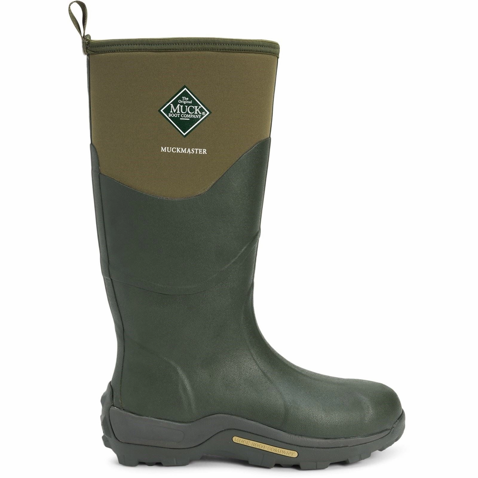 Muck Boots Muckmaster Hi Rubber Moss Wellington Boots Comfort Wear