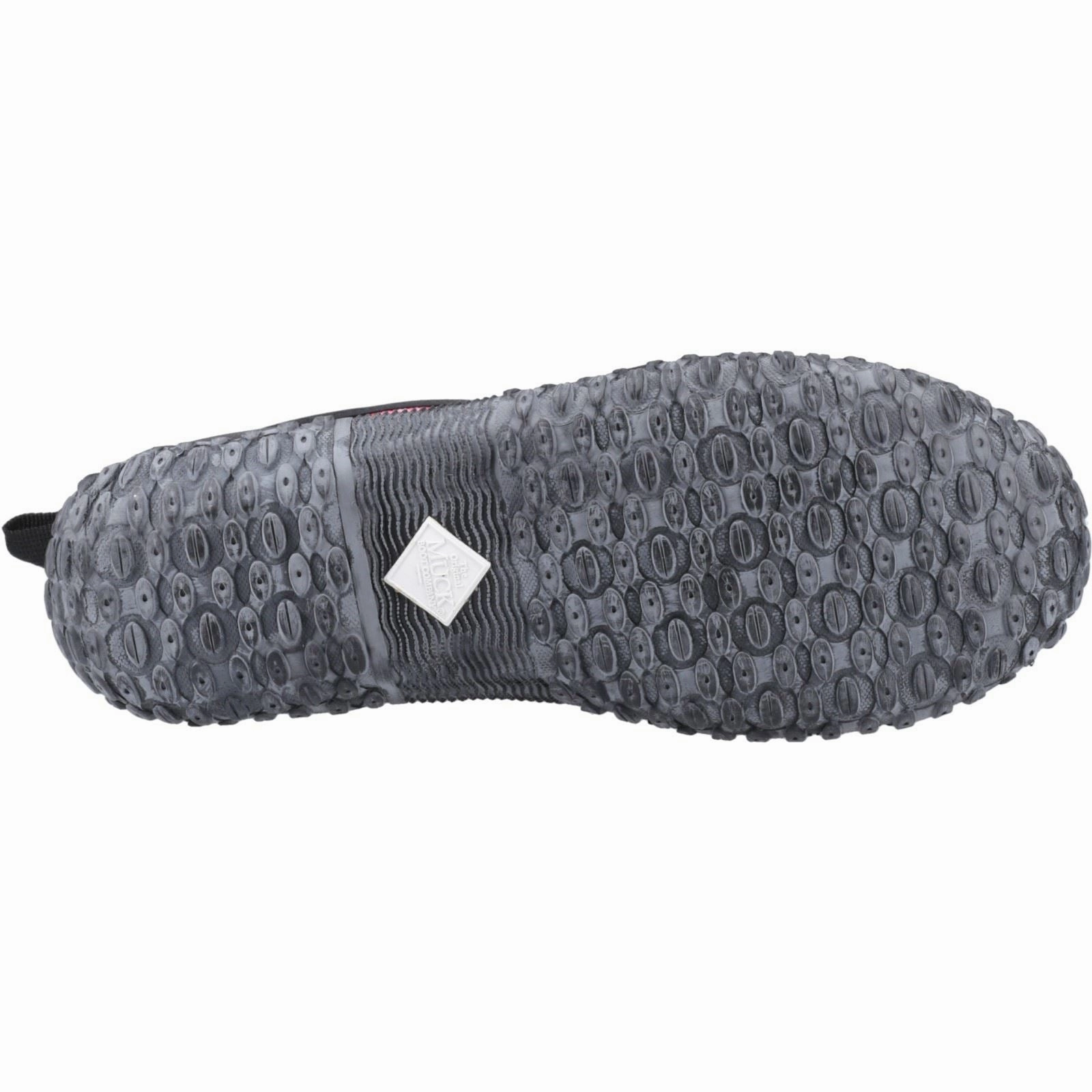 Muck Boots Muckster II Ankle Rubber Black/Roses Wellington Boots Soft Trek