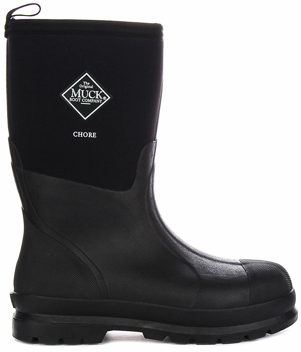 Muck M Chore Mid Boots In Black For Men soft feel