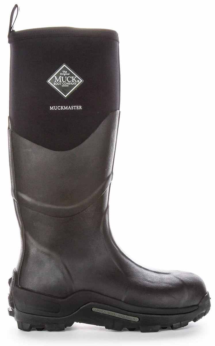 Muck M Muckster Hi In Black For Men Adjustable Fit