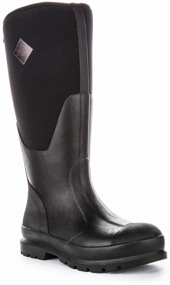 Muck W Chore Classic Hi In Black For Women Cozy Step All Terrain Walk Boots