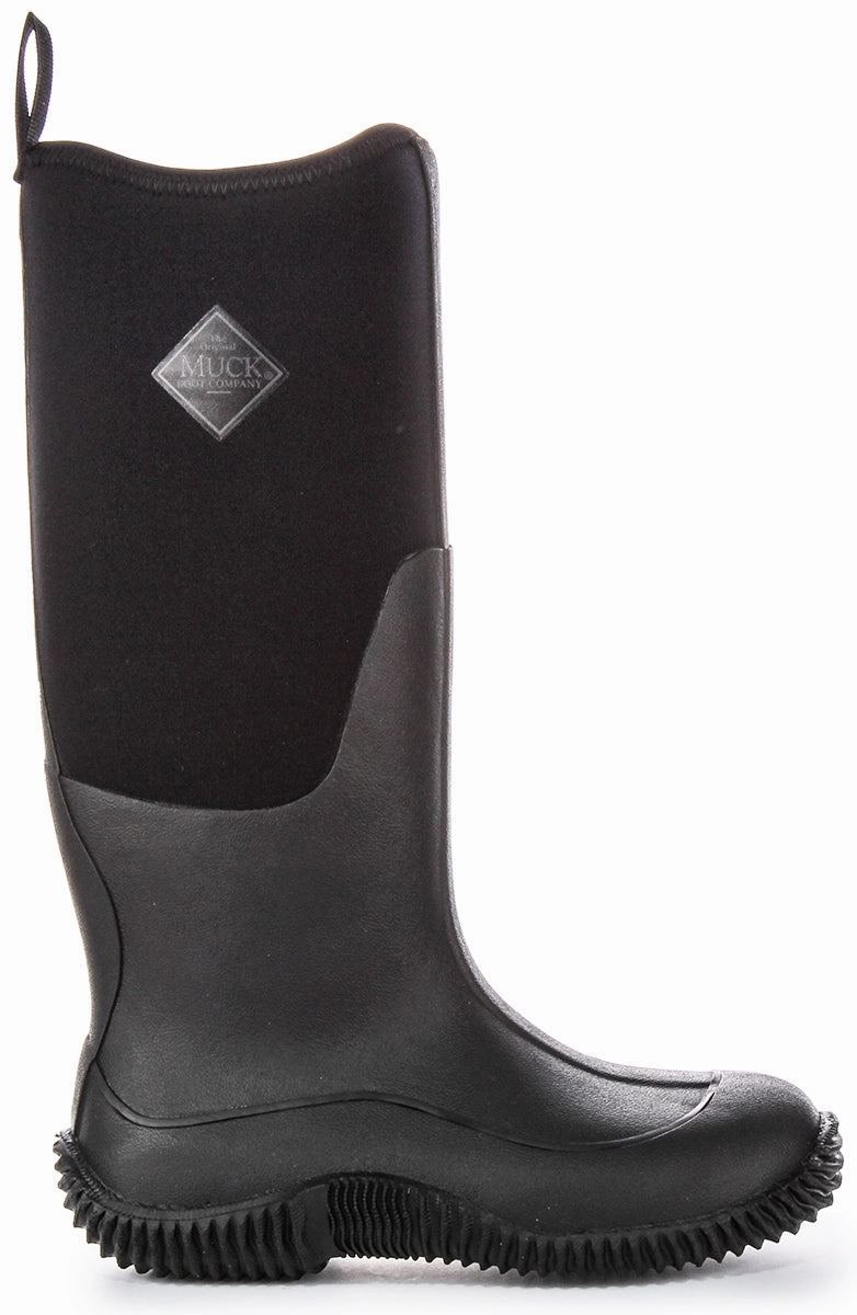 Muck W Hale Boot In Black For Women Mud Walk Step