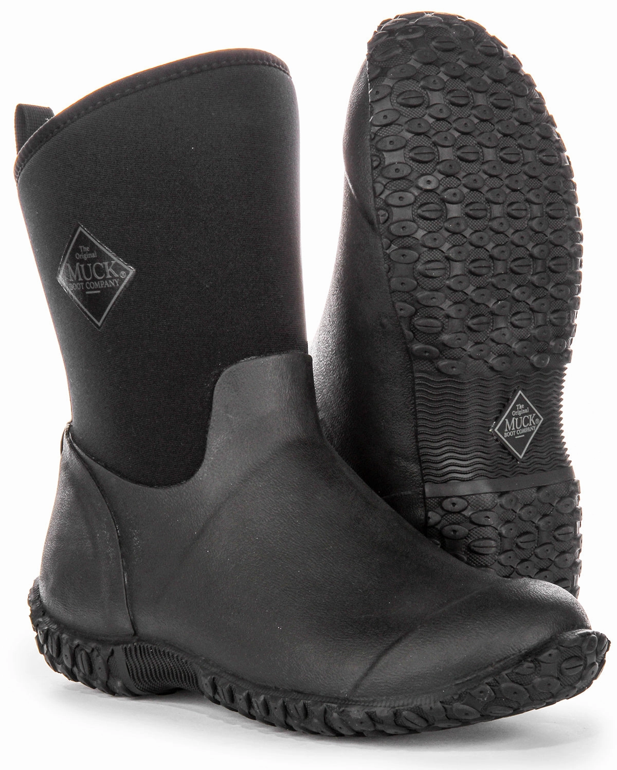 Muck W Muckster Mid In Black For Women Puddle Shield Max