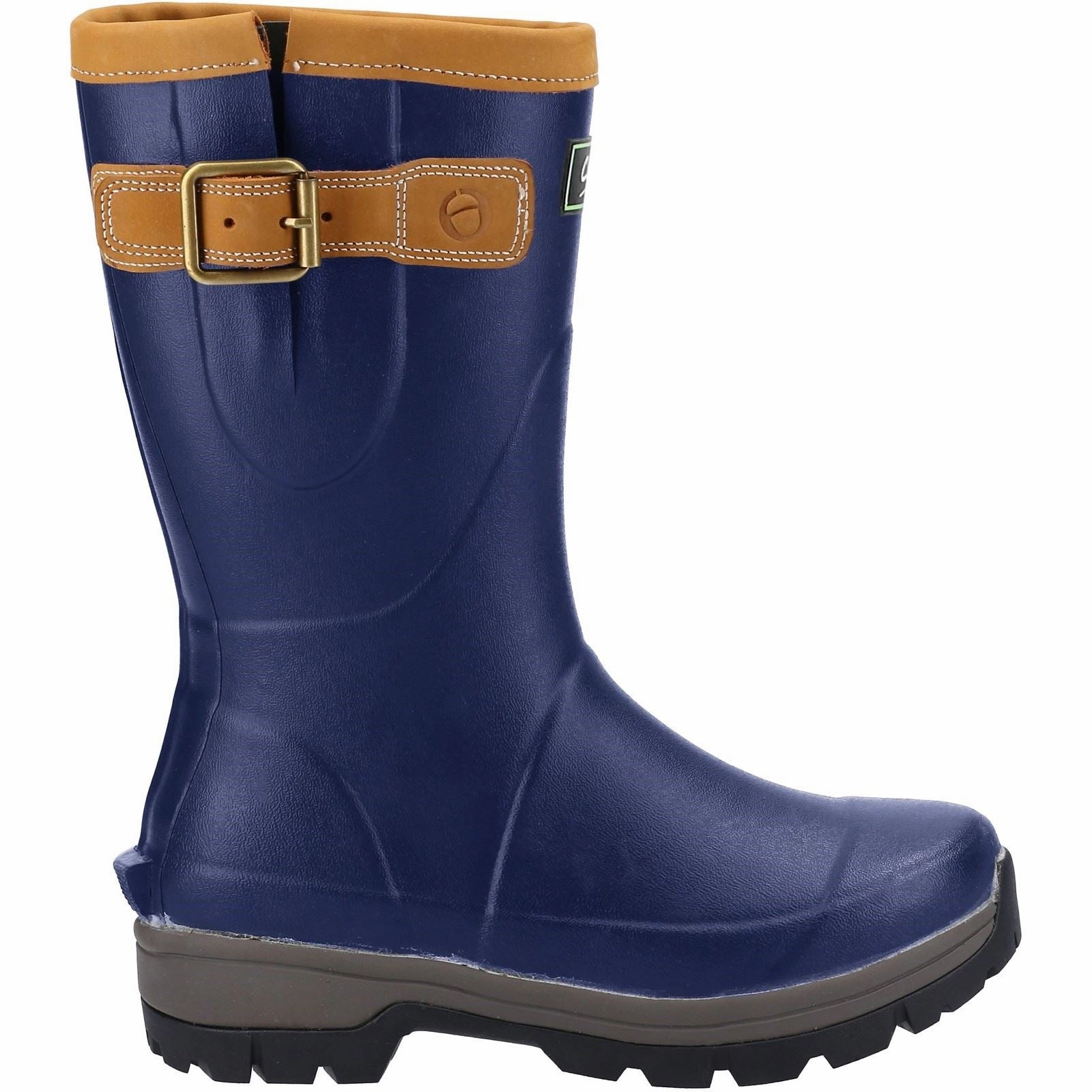 Mud Active Cotswold Stratus Short Rubber Women's Navy Wellington Boots