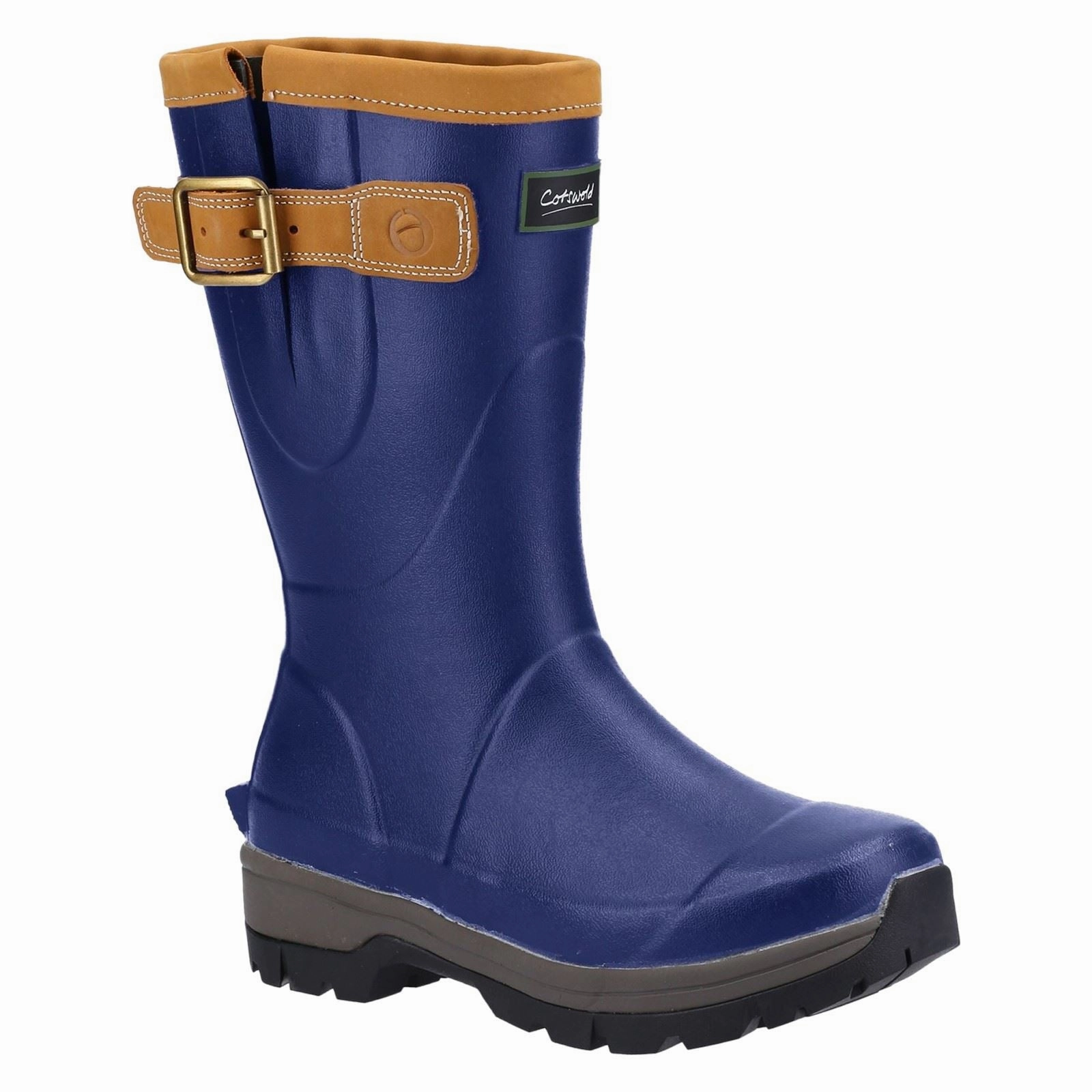 Mud Active Cotswold Stratus Short Rubber Women's Navy Wellington Boots