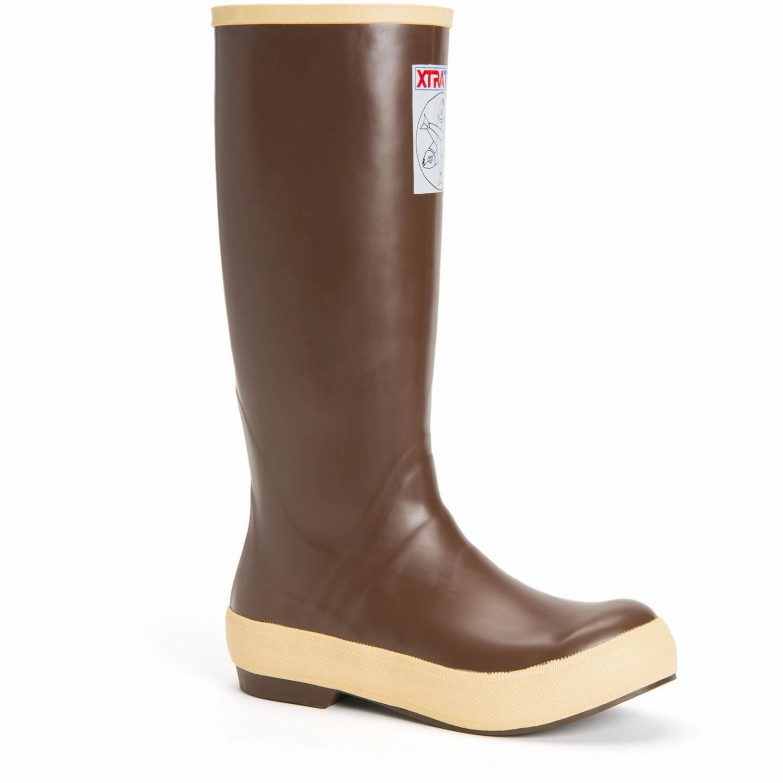 Xtratuf Salmon Sisters Latex Synthetic Brown Wellington Boots Active Wear
