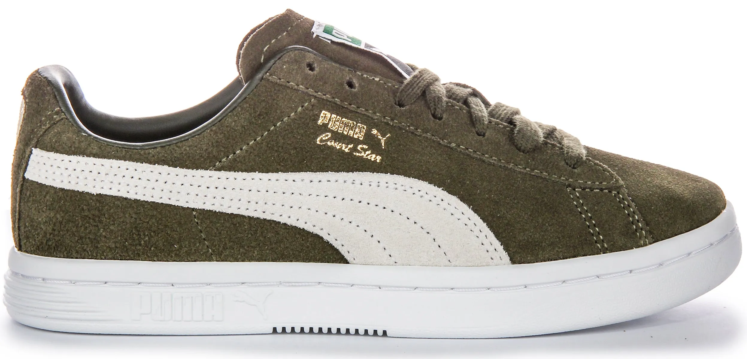 Multi-Functional Puma Court Star Suede In Forest Green