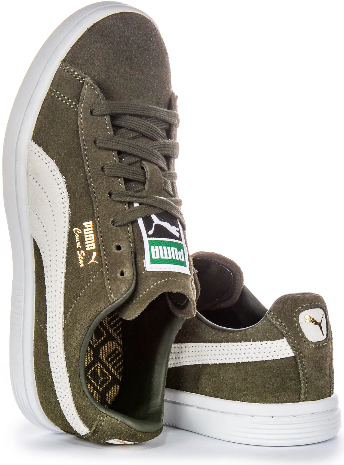Multi-Functional Puma Court Star Suede In Forest Green