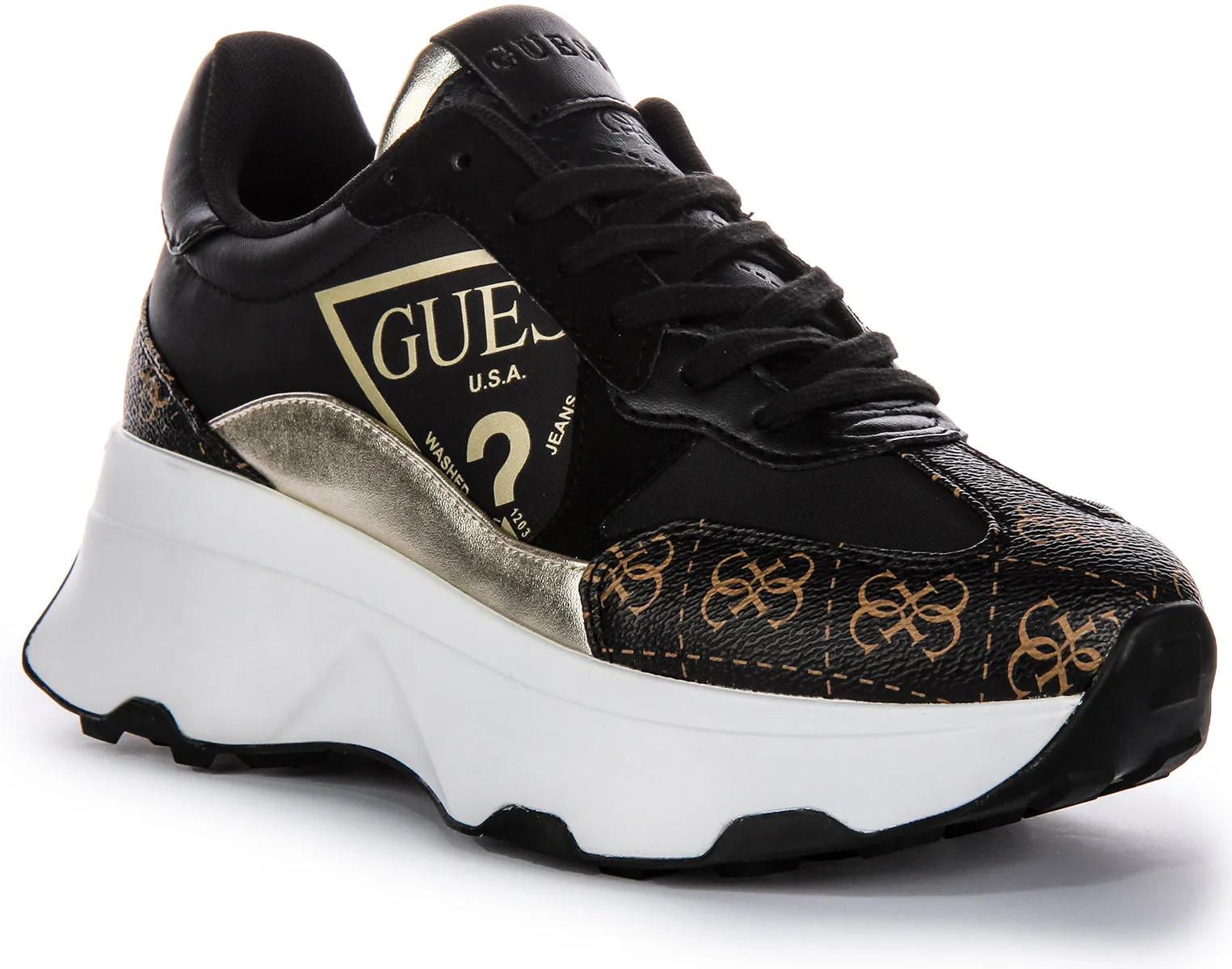 Outdoor Workout No Slipping Guess Caleb In Black Brown For Women