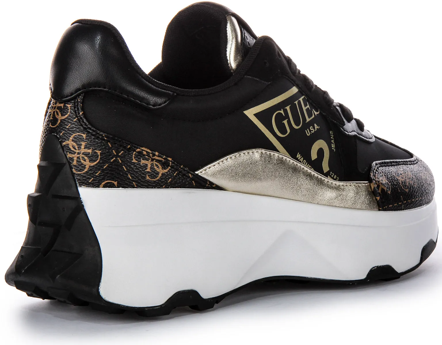 Multi Layer Guess Caleb In Black Brown For Women