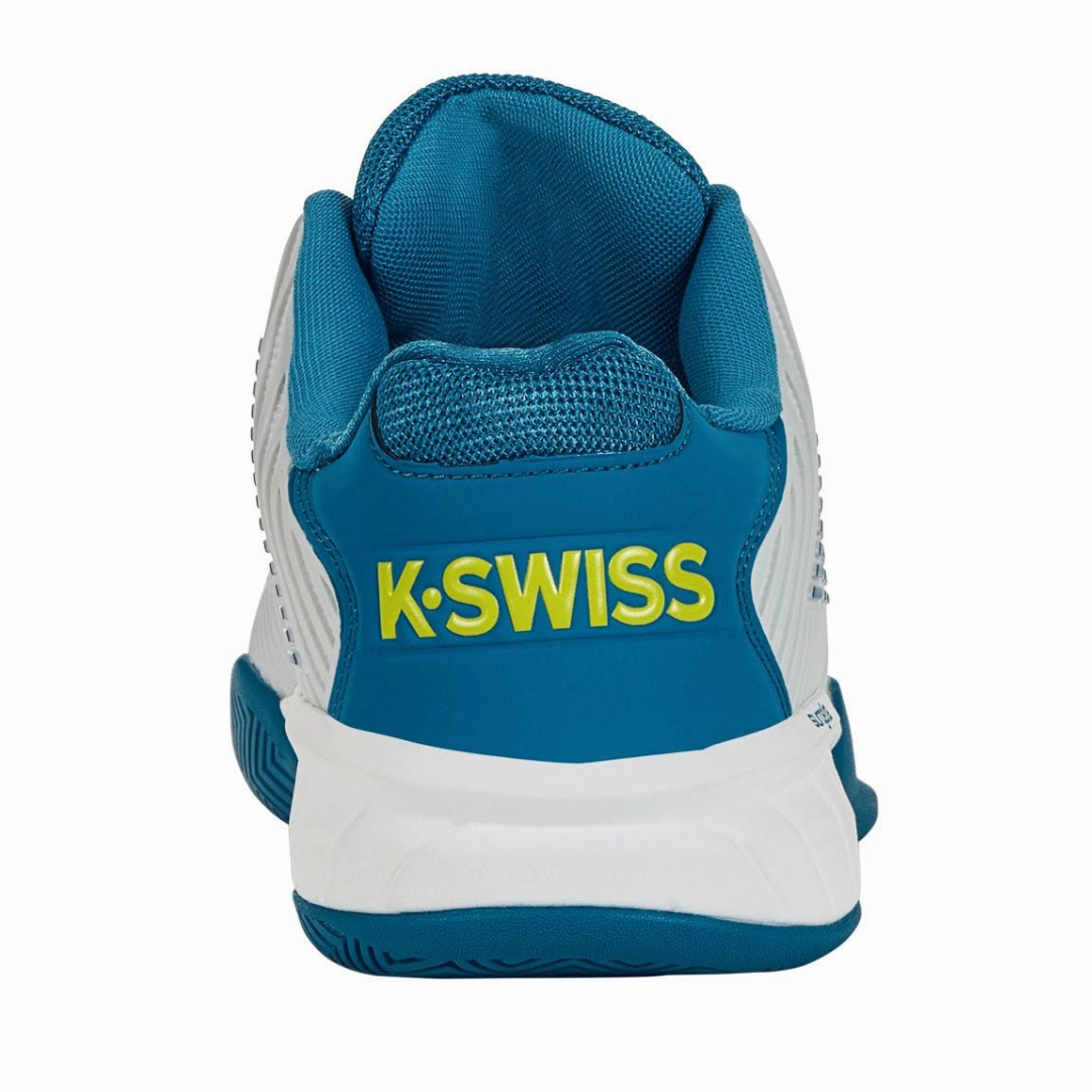Multi Court Use K Swiss Hypercourt Express AC Mens Tennis Shoes - White / Blue