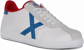 Munich Barru 133 In White Blue For Men Muscle Training Recovery Session