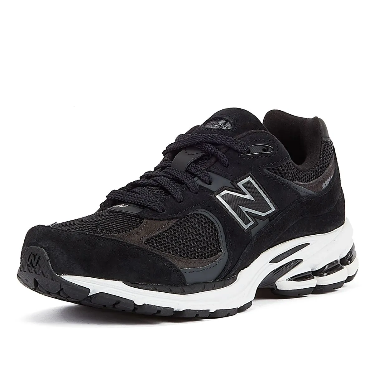 New Balance 2002 Suede Black Trainers Pure Comfort Tech