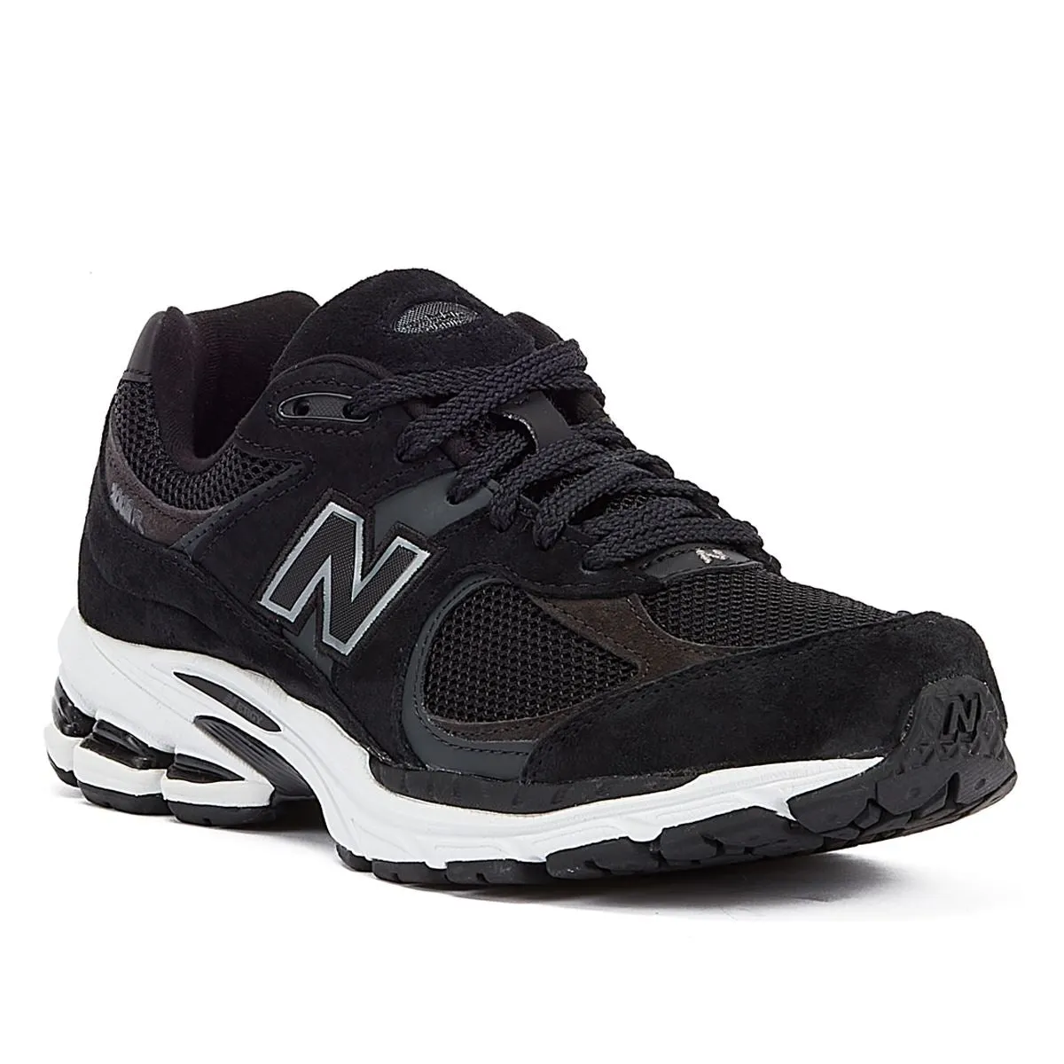 New Balance 2002 Suede Black Trainers Pure Comfort Tech