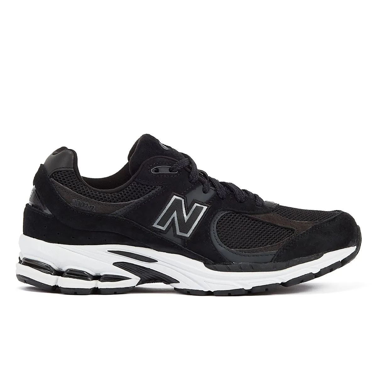 New Balance 2002 Suede Black Trainers Pure Comfort Tech