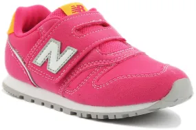 New Balance 373 IZ373WP2 In Fuchsia For Infants Foot Fit