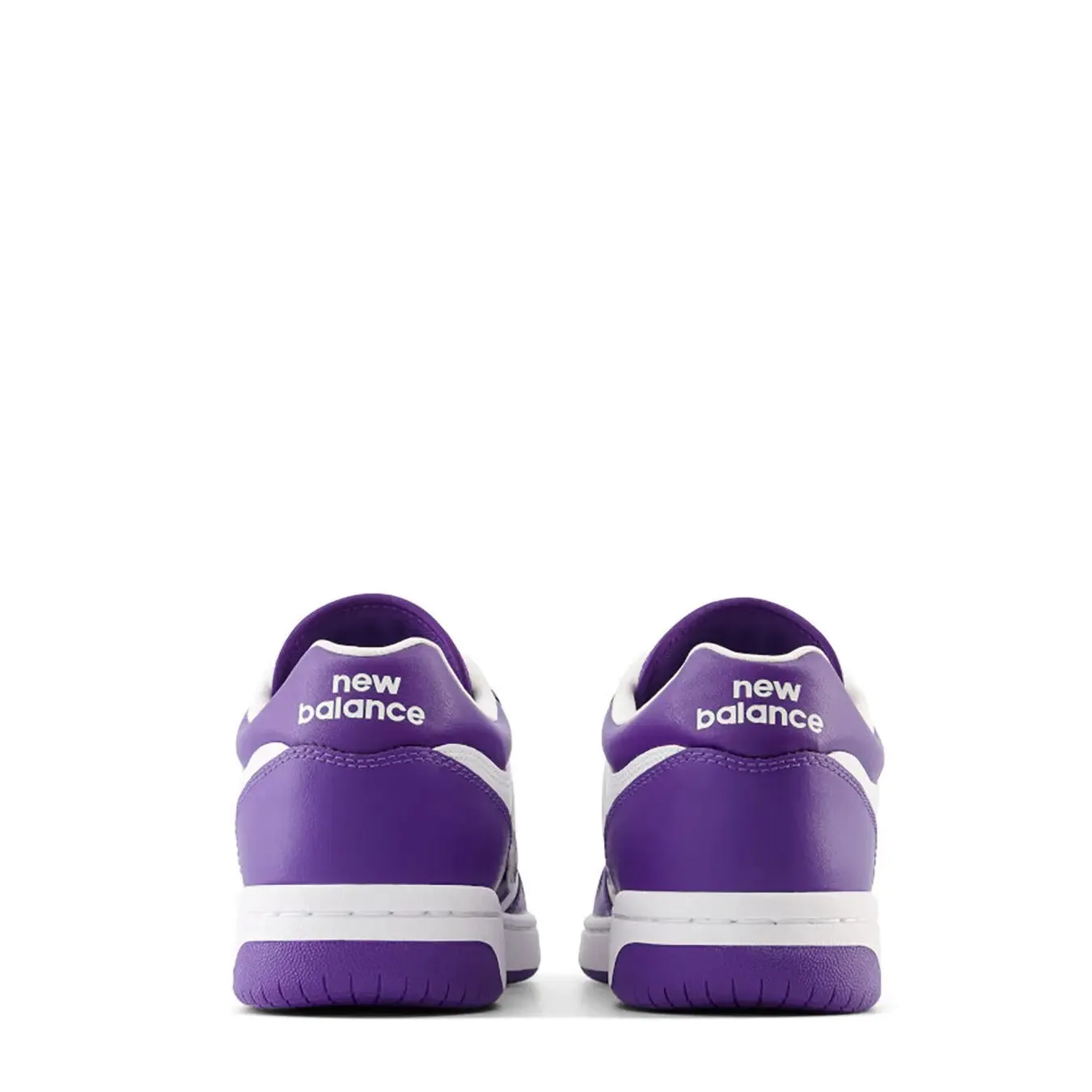 New Balance 480 Trainers White / Prism Purple Structured