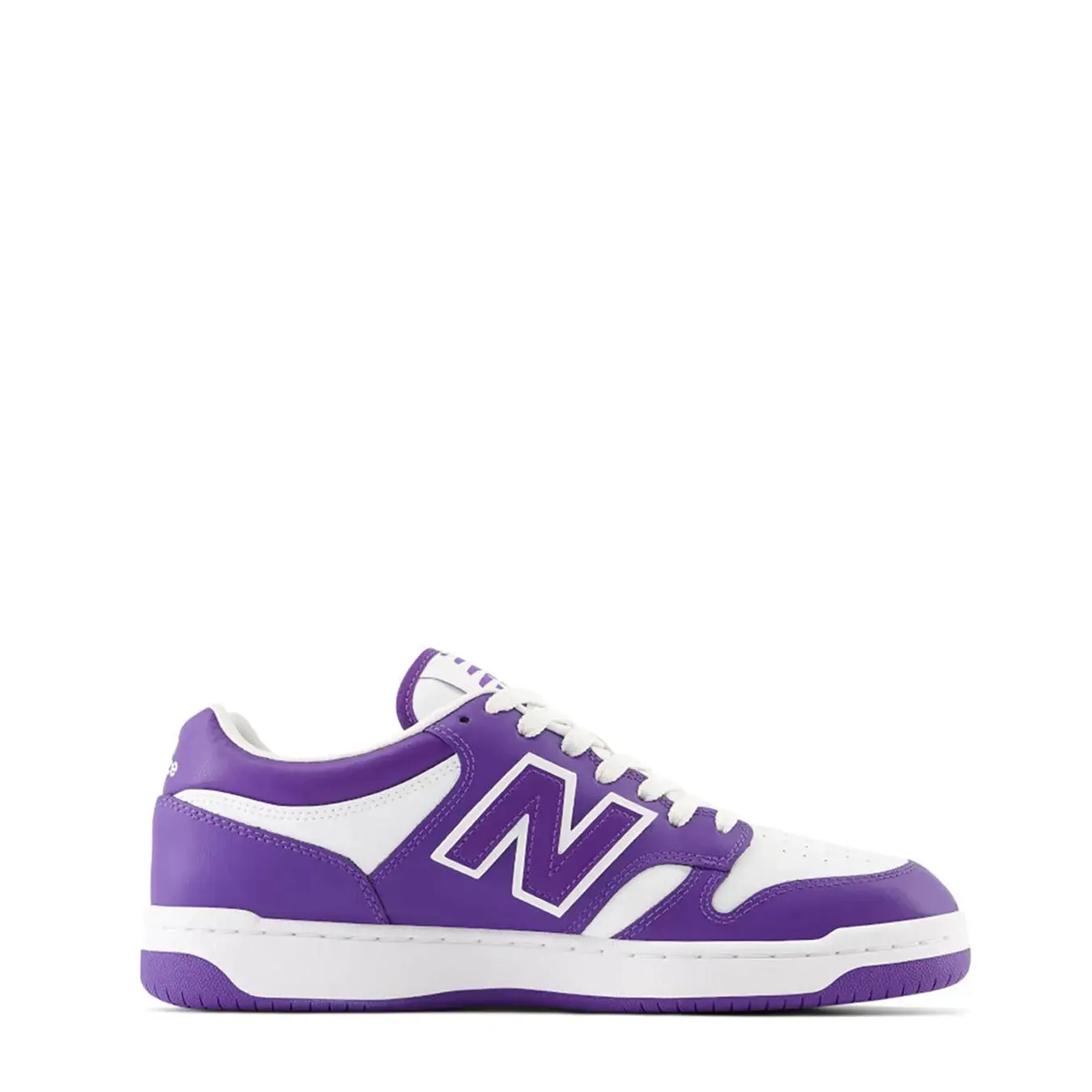 Flex Comfort Flattering Fit New Balance 480 Trainers White / Prism Purple