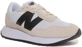 New Balance Ms237 In White Black Dynamic look Outdoor Run