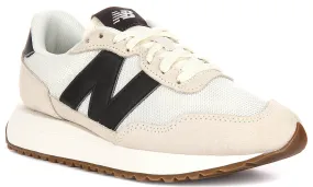 New Balance MS237WB In White Black Ideal for both cardio and resistance-based workouts Soft Landing