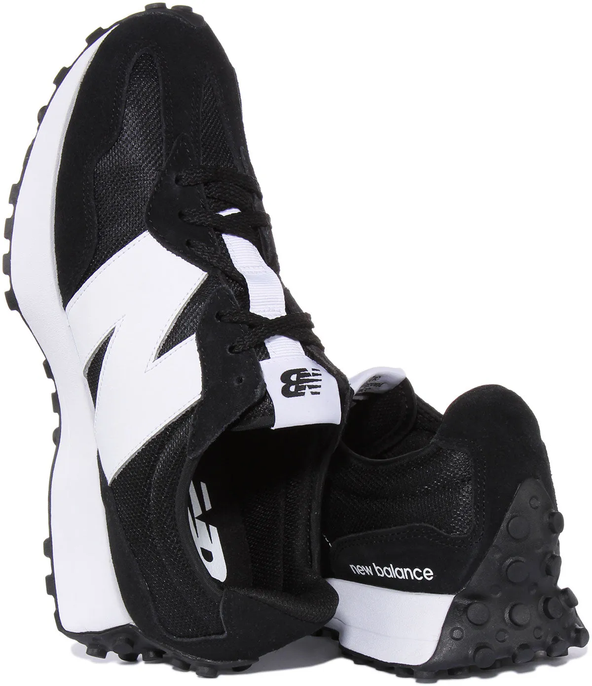 New Balance Ms327Cbw In Black White For Men Ultimate Comfort