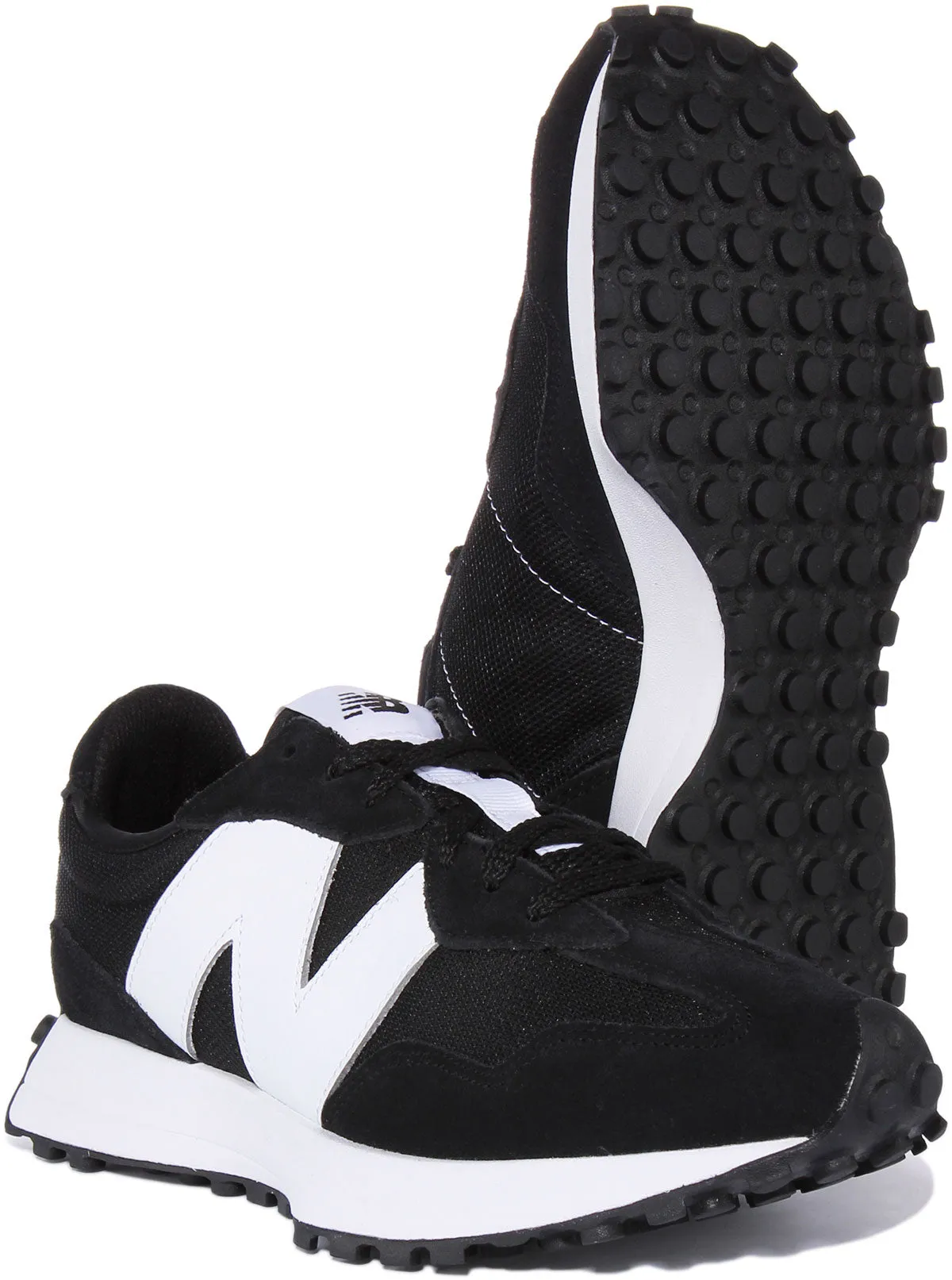 New Balance Ms327Cbw In Black White For Men Ultimate Comfort