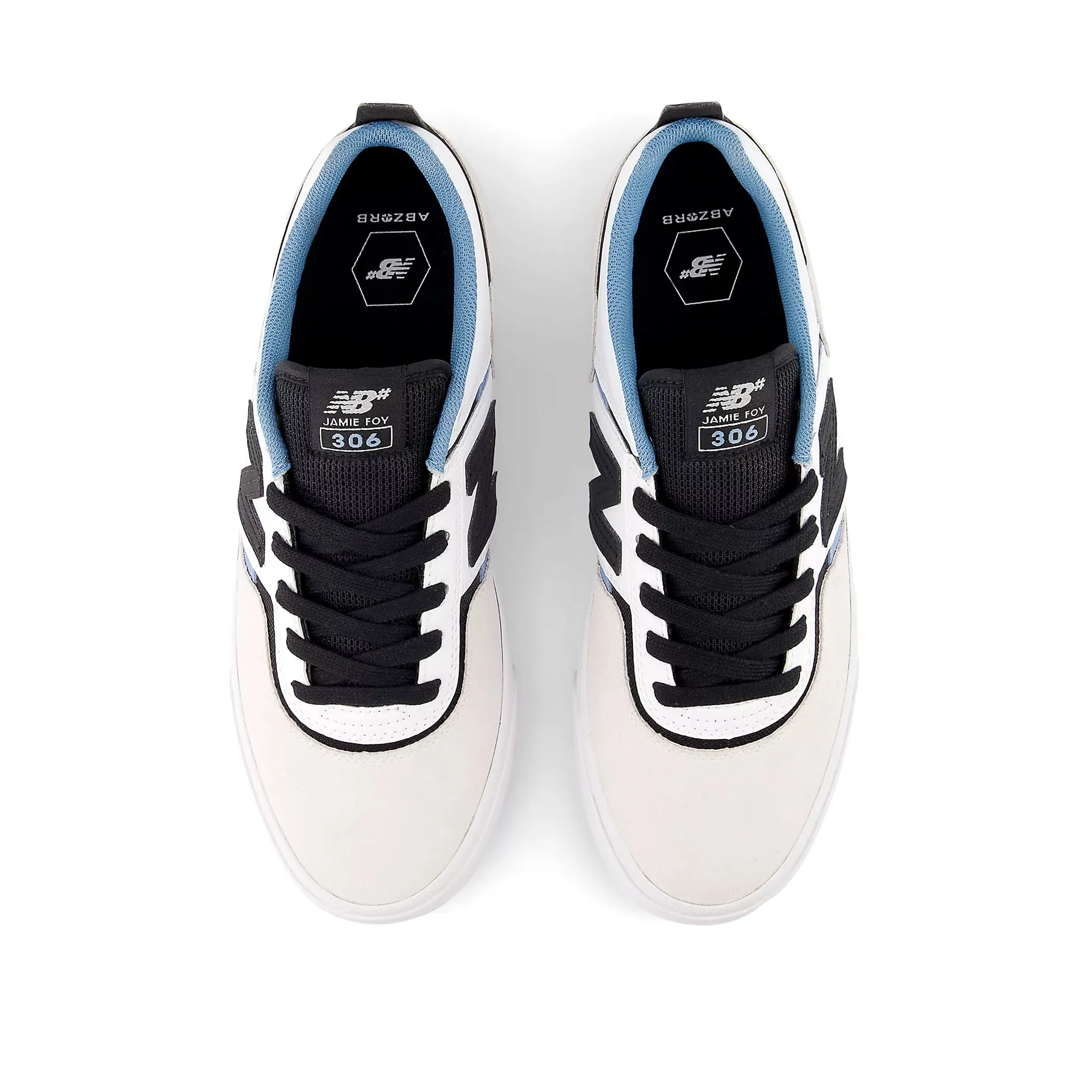 New Balance Numeric Foy 306NMA Light Grey/White Suede Adaptive cushioning