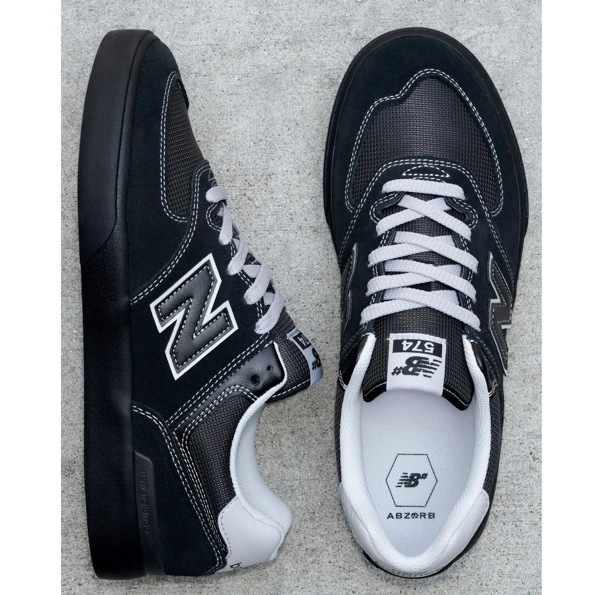 New Balance Numeric Tiago Lemos 808LBW Lite Black/White/Suede Trendy Design