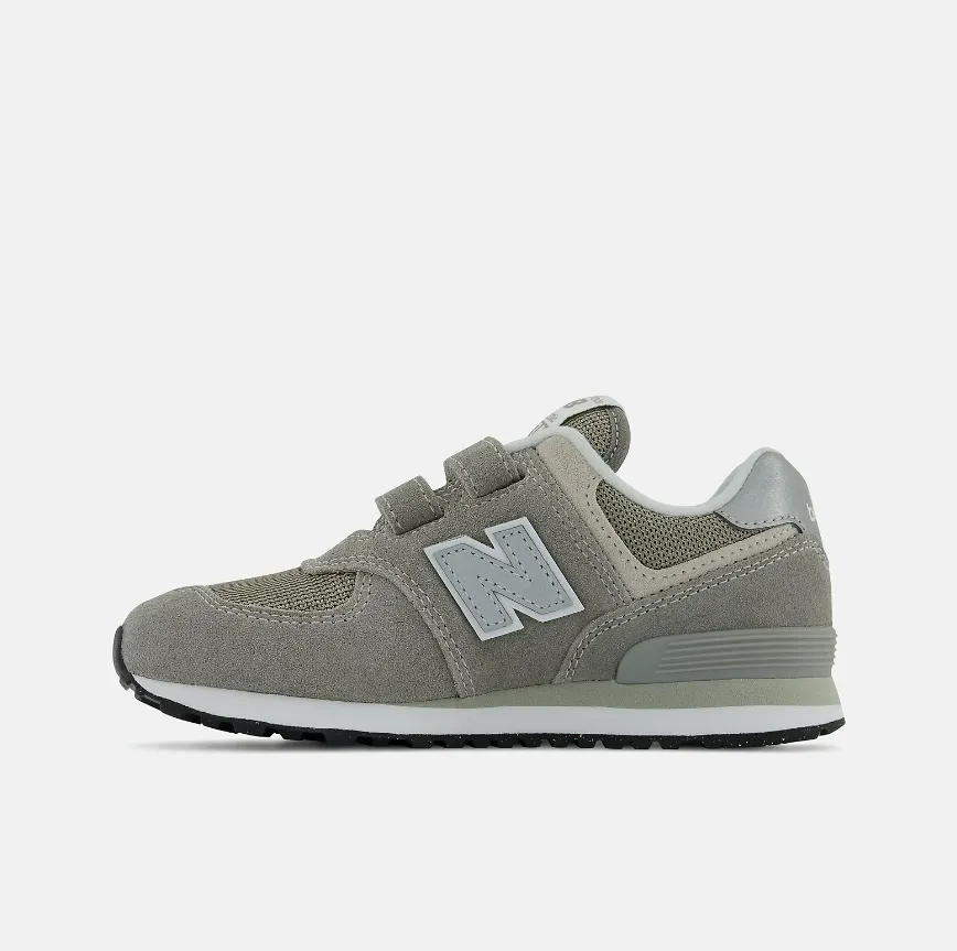 NEW BALANCE PV574EVG Grey Velcro Kids (LF) Ultra Ride