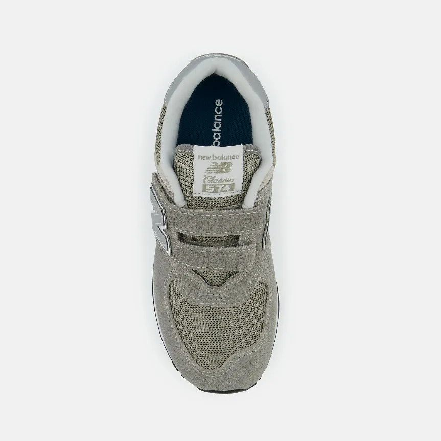 NEW BALANCE PV574EVG Grey Velcro Kids (LF) Ultra Ride