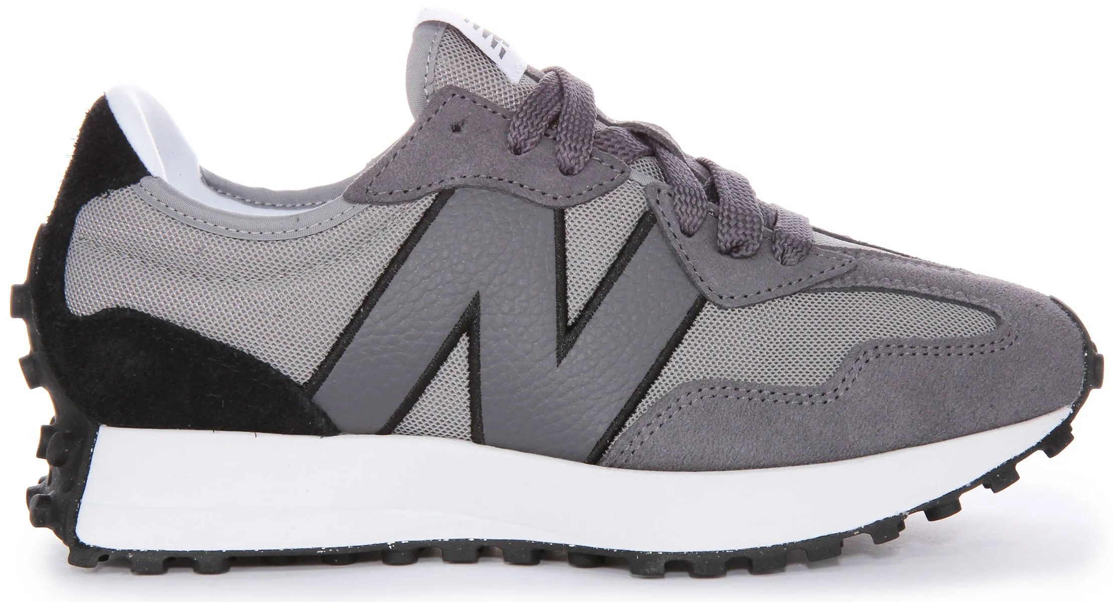 New Balance U327 MD In Grey Black Fast Dry Fabric