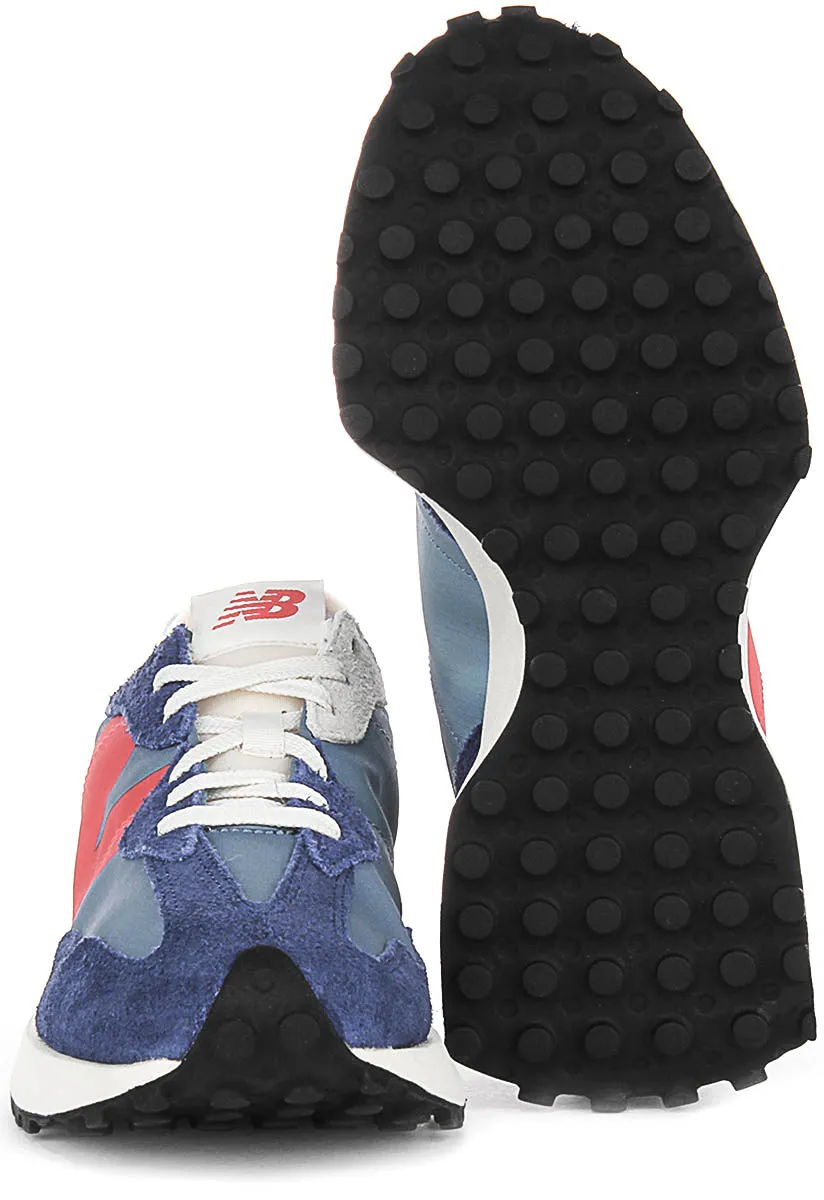 New Balance U327 VS In Blue Red Flex Edge