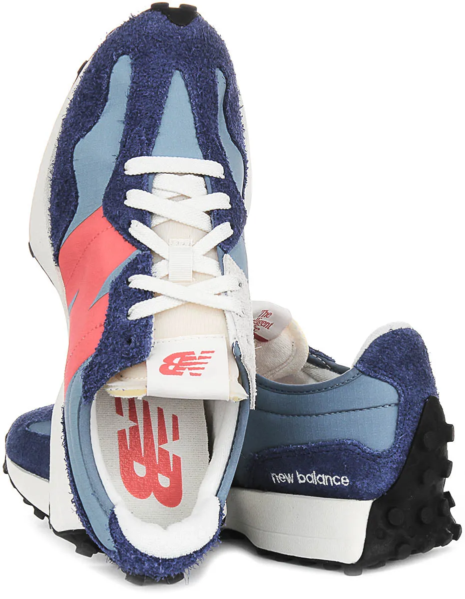 New Balance U327 VS In Blue Red Flex Edge