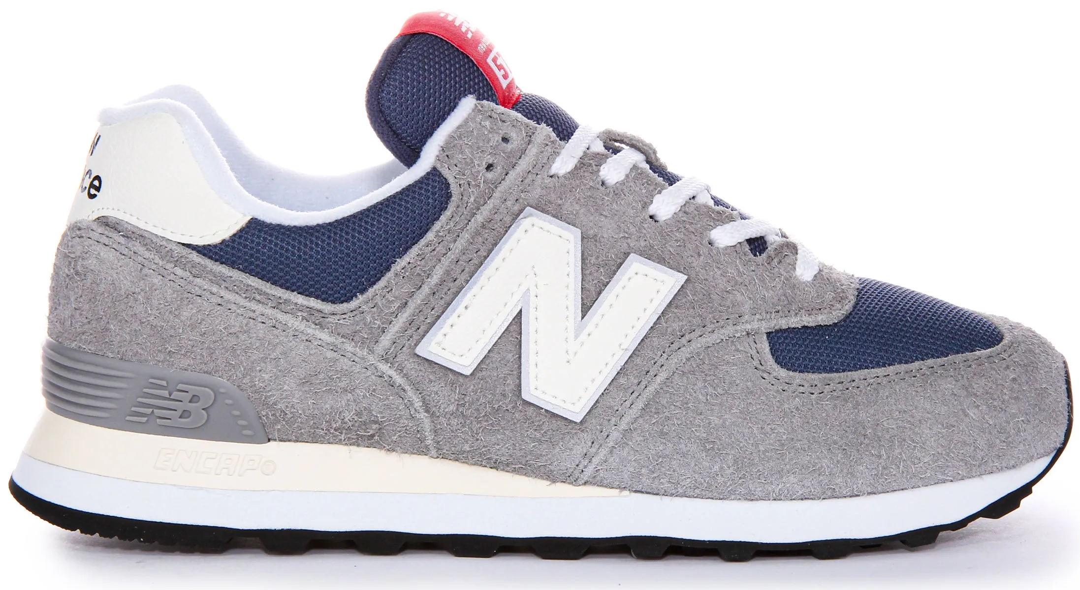 New Balance U574 GWH Trainers In Grey Blue Sophisticated piece