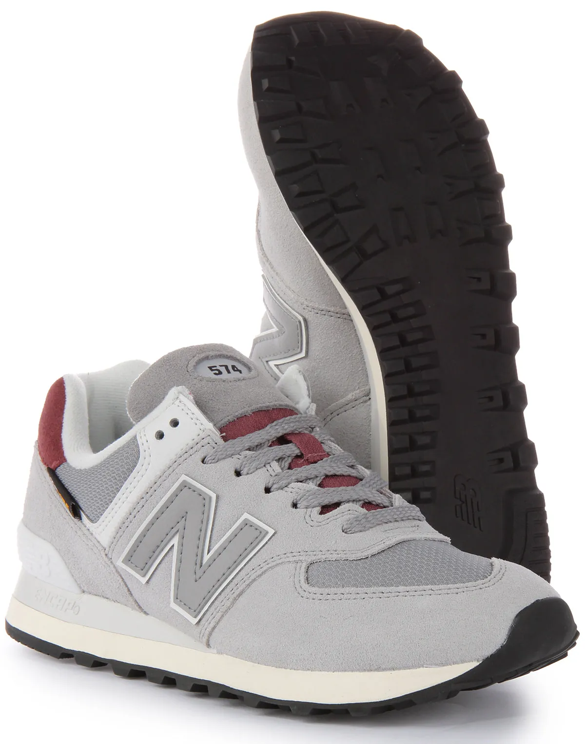 New Balance U574 KBR In Grey For Unisex Cushion Tech