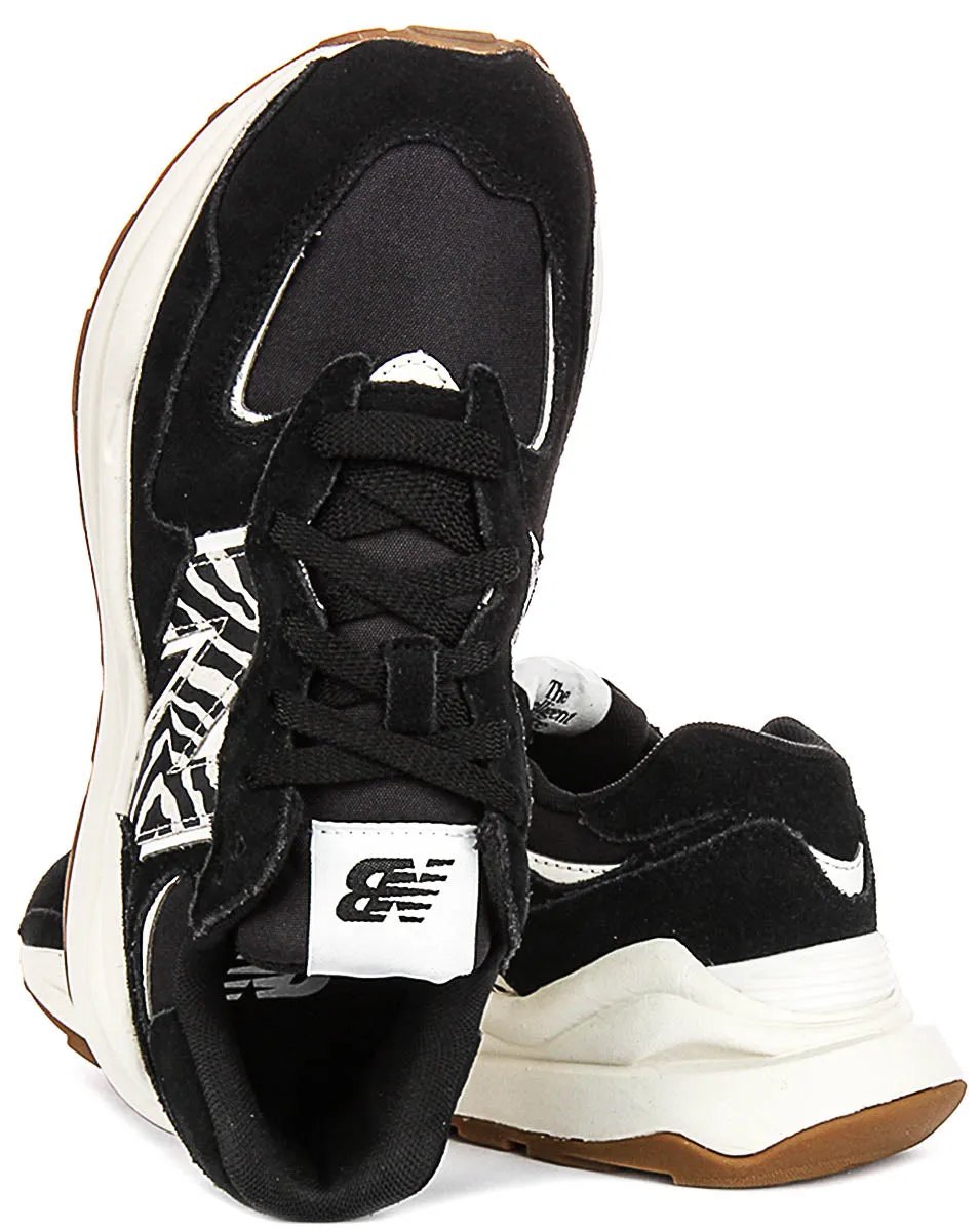 New Balance W574 APA In Black Leopard Washable