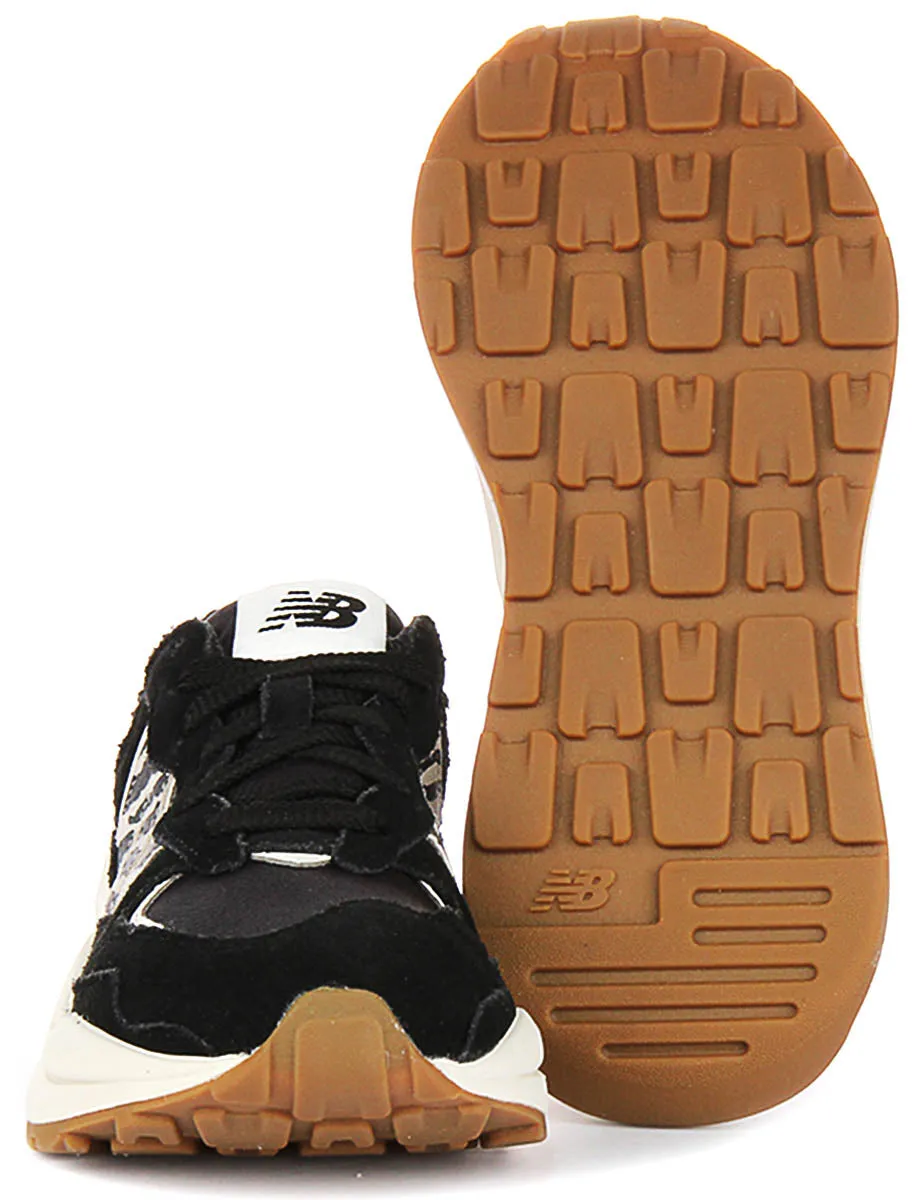 New Balance W574 APA In Black Leopard Washable