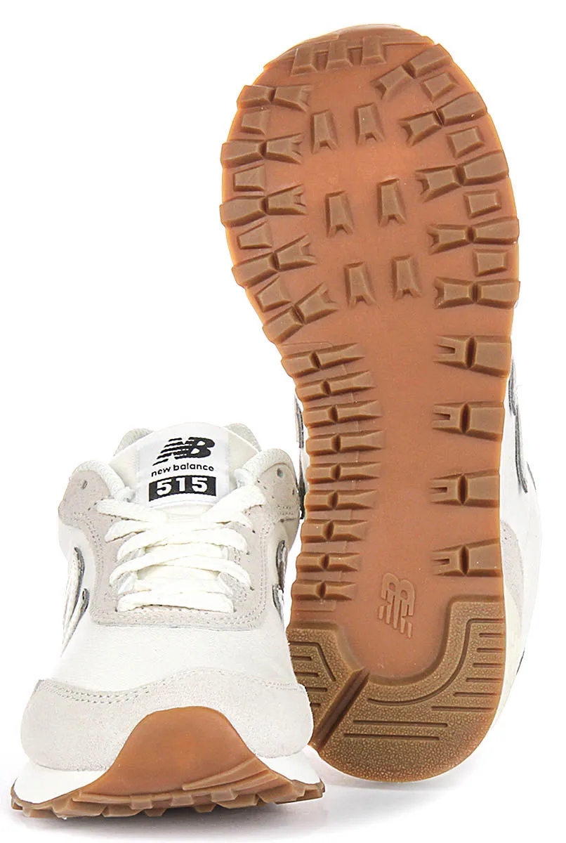 New Balance WL515 SO3 In White Leopard For Women Grip Traction