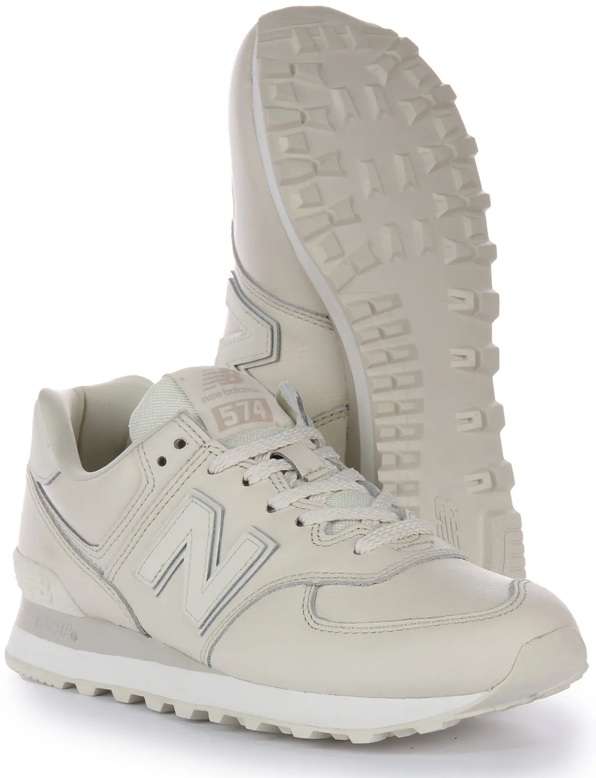 New Balance WL574 IR2 In Ivory For Women Premium Cushion