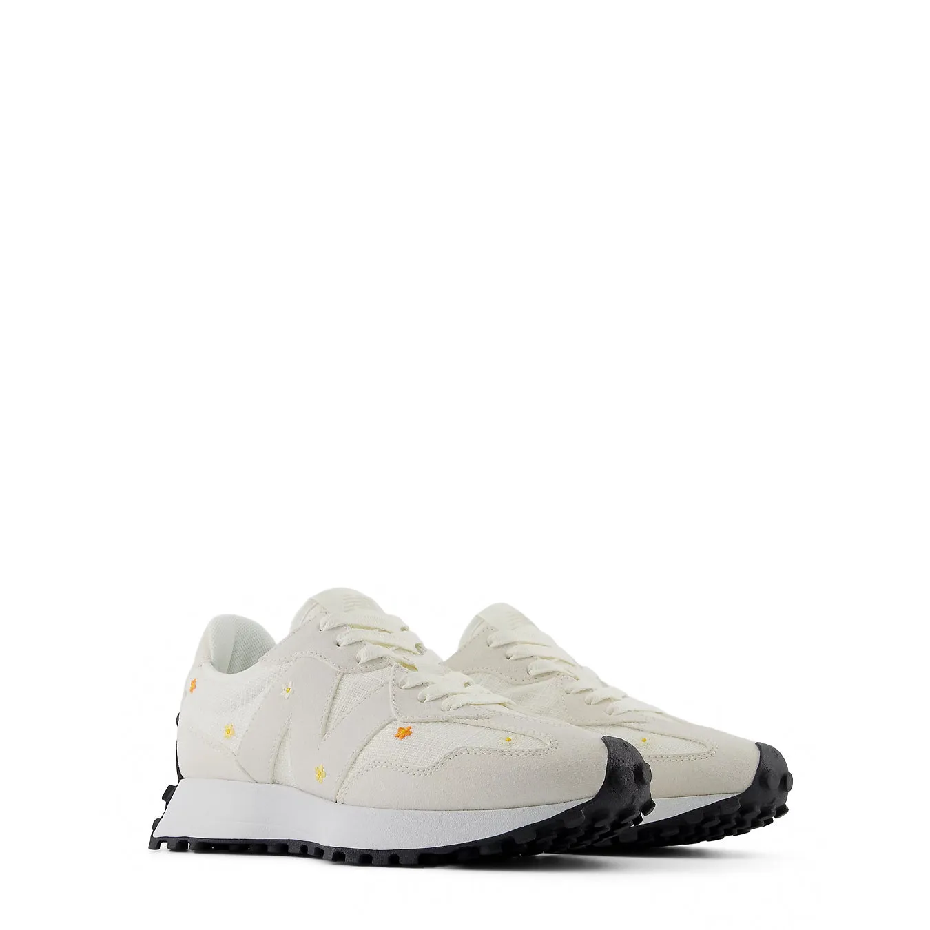 New Balance Womens 327 Trainer Sea Salt / Sizzle / Parchment Engineered fit