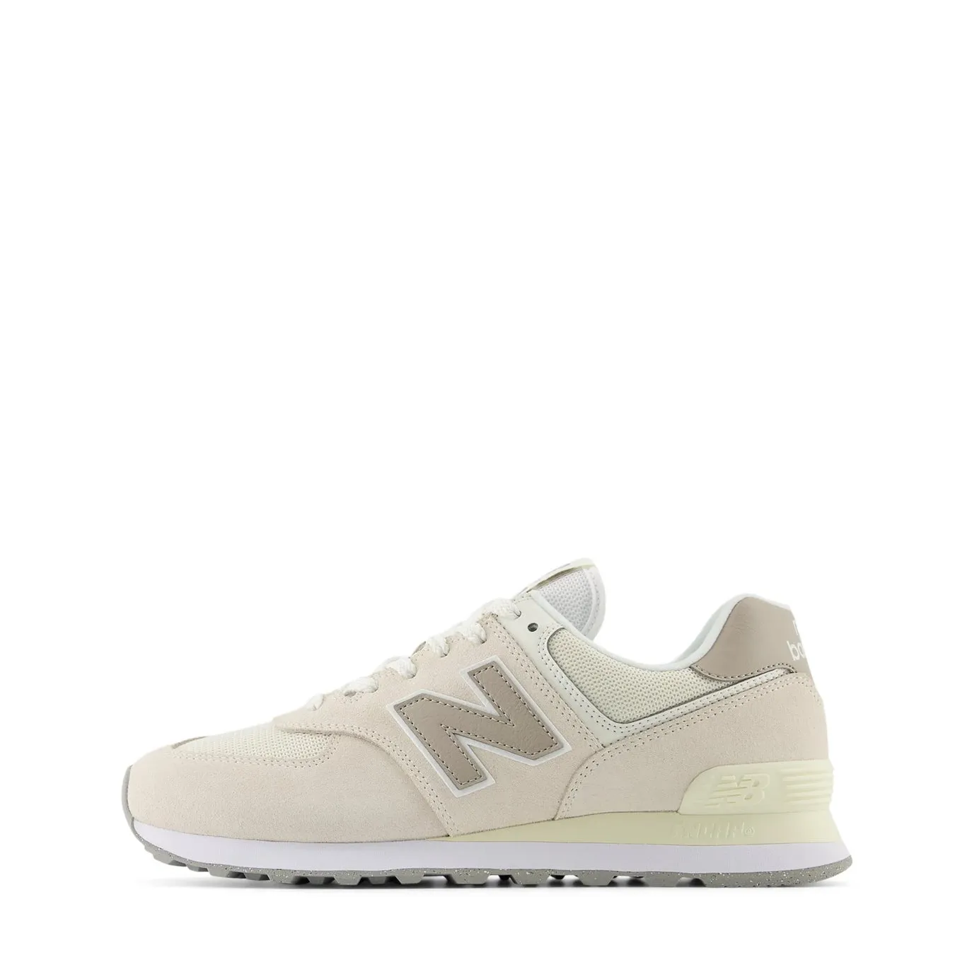 New Balance Womens 574 Trainers Linen / Light Mushroom Stability Driven Build