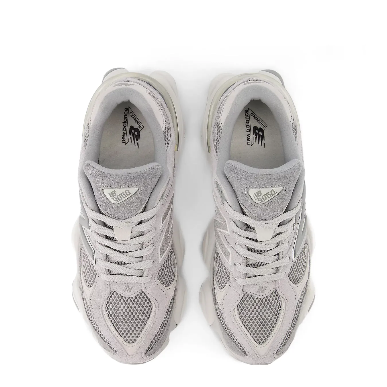 New Balance Womens 9060 Shoes Slate Grey / Raincloud Upscale design