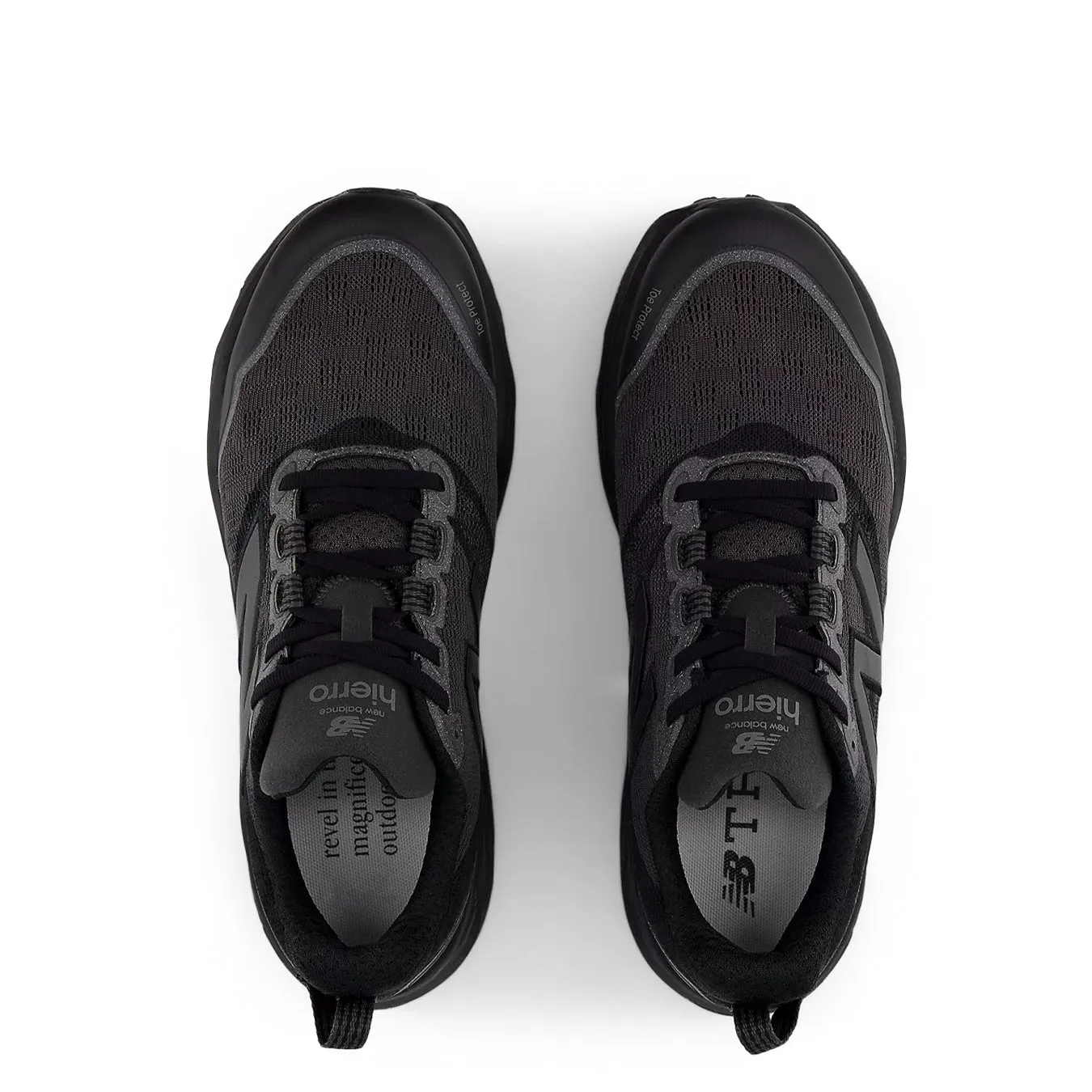 New Balance Womens Fresh Foam X Hierro v9 Black Cement / Black Soft Traction