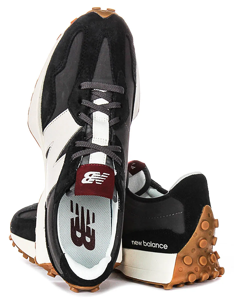 New Balance WS 327 KC In Black Grey For Women insulated