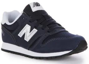 New Balance YC 373 KN2 In Navy White For Kids Sport Fusion