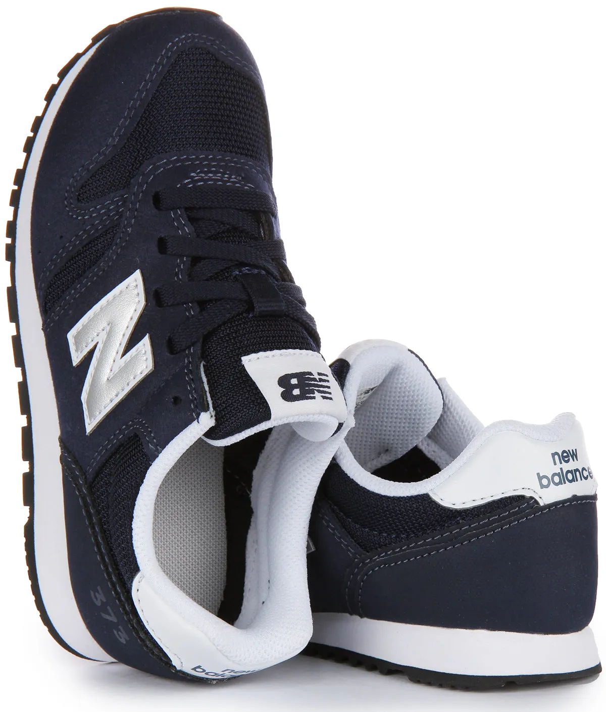 New Balance YC 373 KN2 In Navy White For Kids Stylish