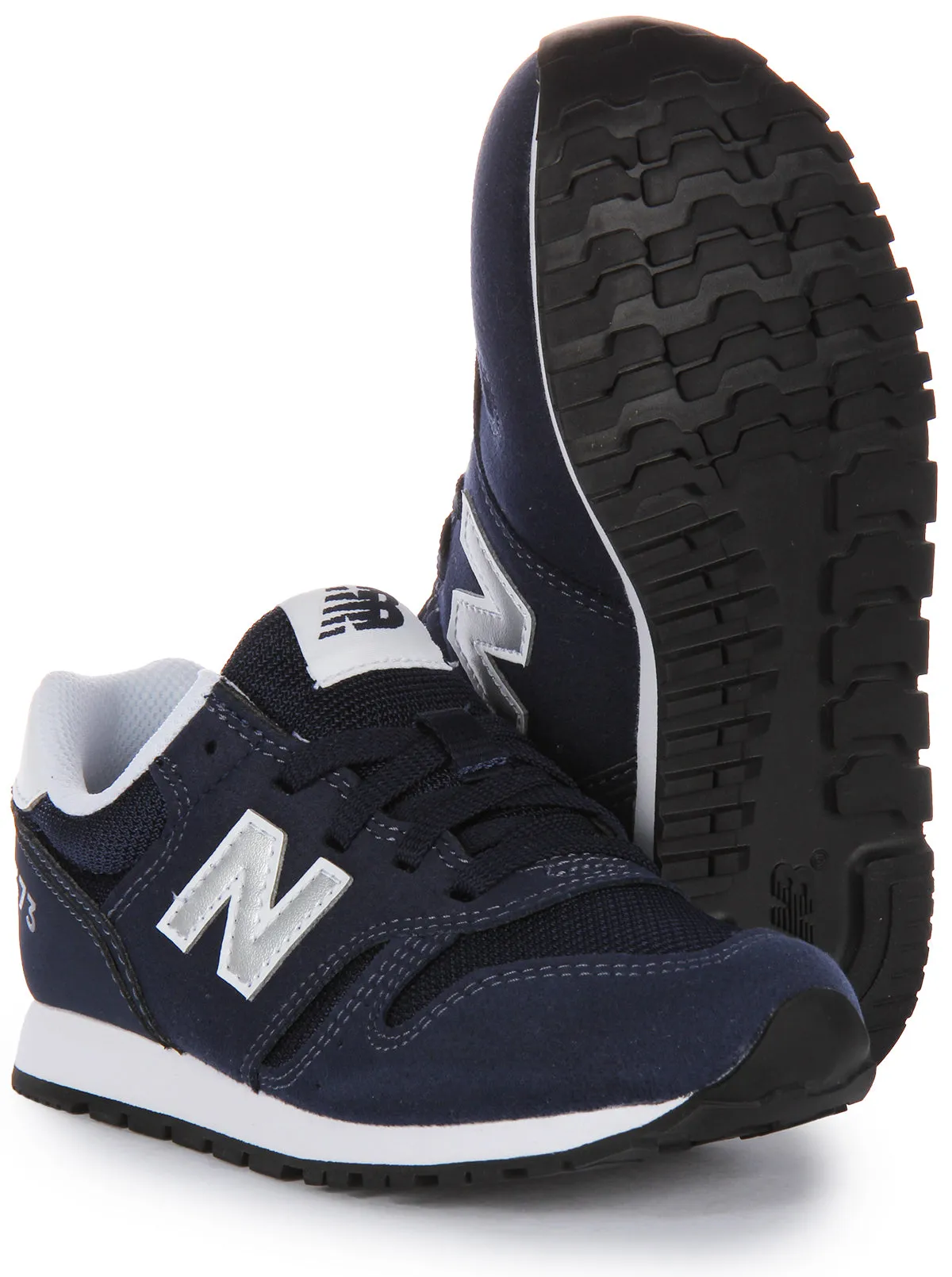 New Balance YC 373 KN2 In Navy White For Kids Stylish