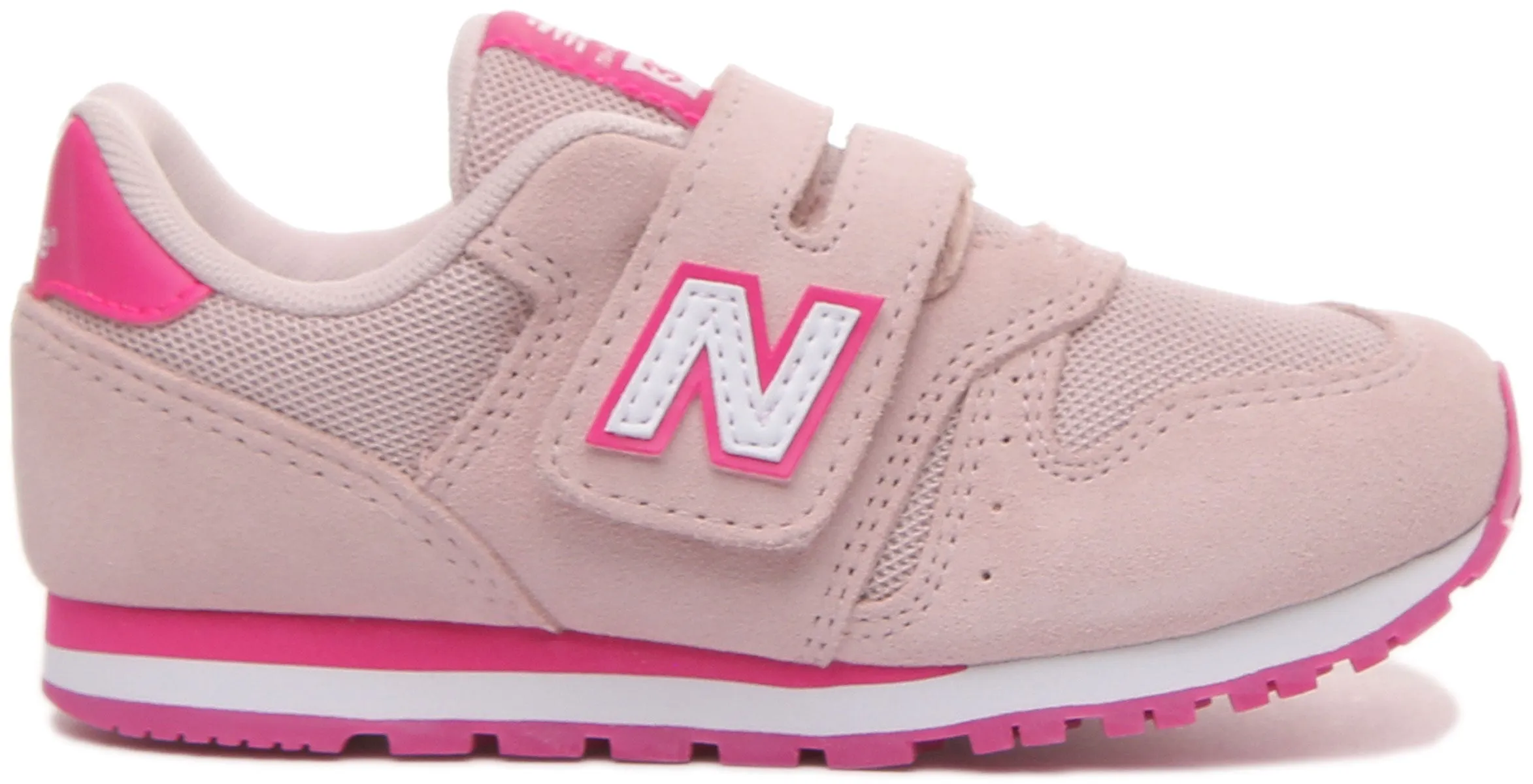 New Balance YV373SPW Velcro Trainers in Pink For Kids Durable durability